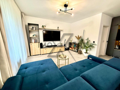 Apartament 3 camere, bloc nou 2021, Beta Residence, Chinteni, 77 mp