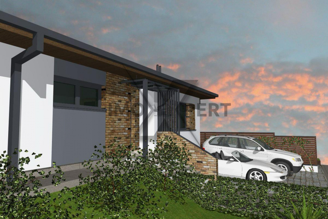 Casa Individuala finalizata, pe un singur nivel , teren 500 m2, Popesti, Baciu!