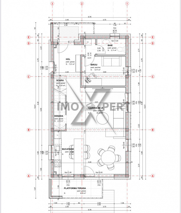 Duplex de 4 camere, 120 mp, la intrare in Popesti, Cluj
