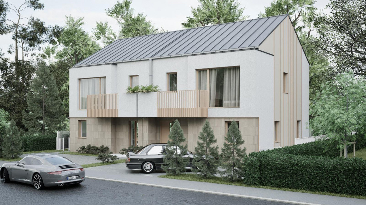 Duplex de 4 camere, 120 mp, la intrare in Popesti, Cluj