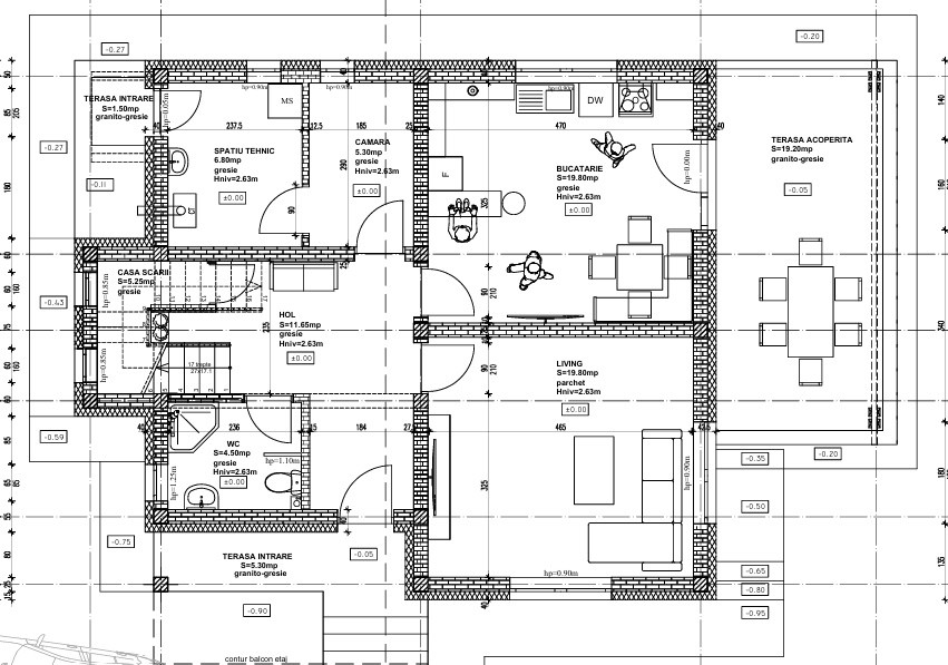 Casa individuala, 145 mp util si 500 mp teren, Chinteni