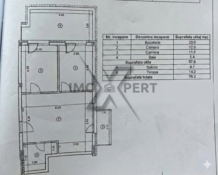 Apartament cu 3 camere – Mobilat și utilat modern | Vivo