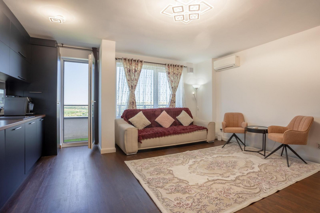 Apartament de 3 camere,2 bai , Priveliste , Complex Grand Park!