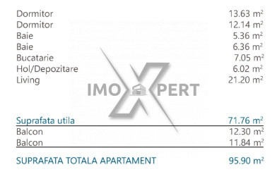 Apartament nou cu 3 camere, 2 bai, 2 terase zona EliteCity