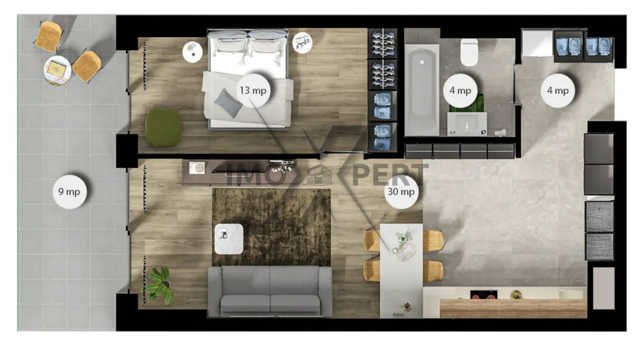 Apartament 2 camere - Oxygen 