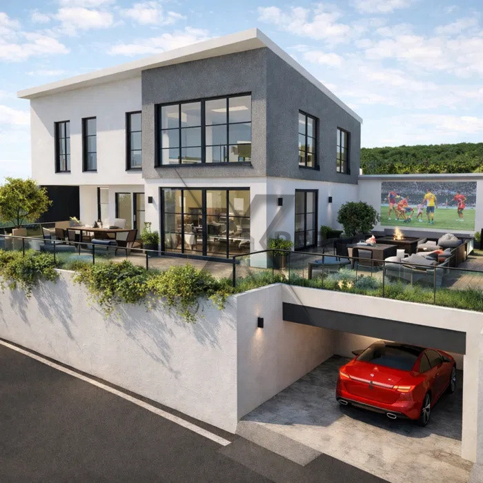 Casa Individuala  intr-un complex nou, cu priveliste, Vivo!