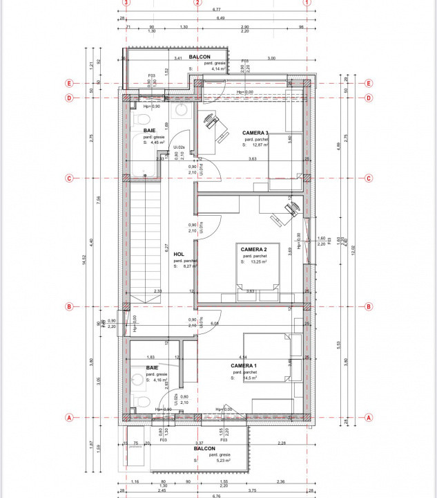 Duplex de 4 camere, 120 mp, la intrare in Popesti, Cluj