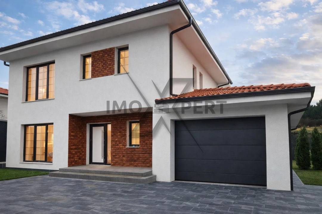 CASĂ NOUĂ CU GARAJ, 120 MP, CHINTENI
