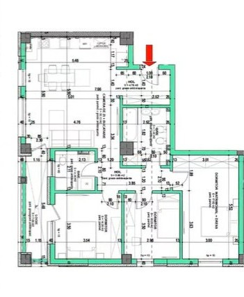 Apartament 4 camere finisat și utilat – Columna Residence, lângă VIVO