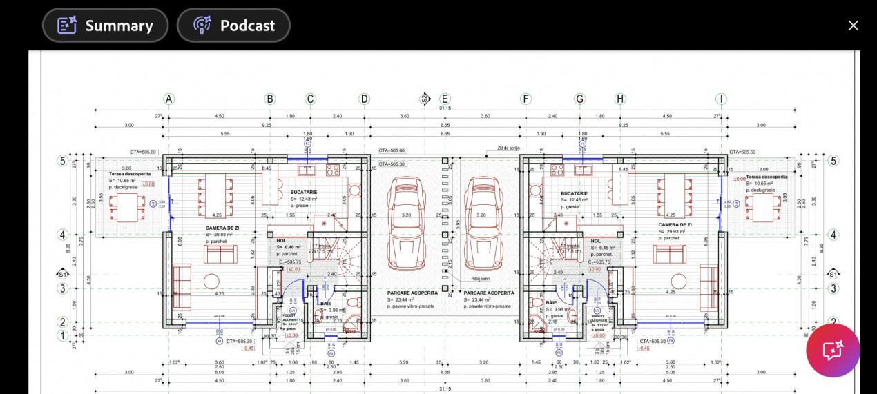  Casa individuala 135mp si 600 mp teren, aproape de padurea Chinteni  