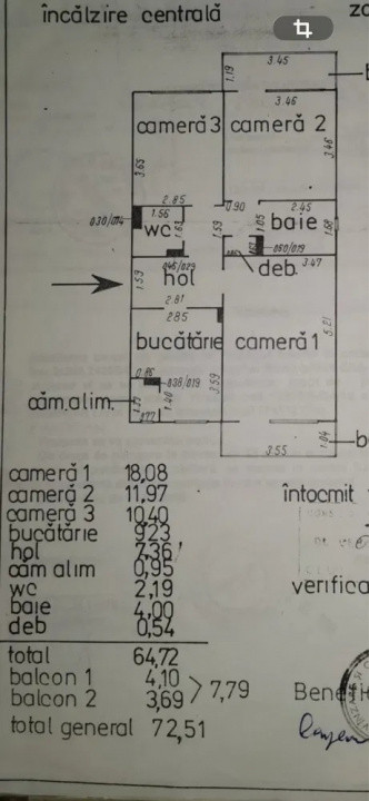 Apartament 3 camere, decomandat, 2 balcoane, Zorilor