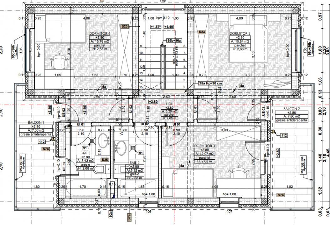  Case Individuale Noi în Chinteni – 120 mp utili, 500 mp teren | Finalizare 202