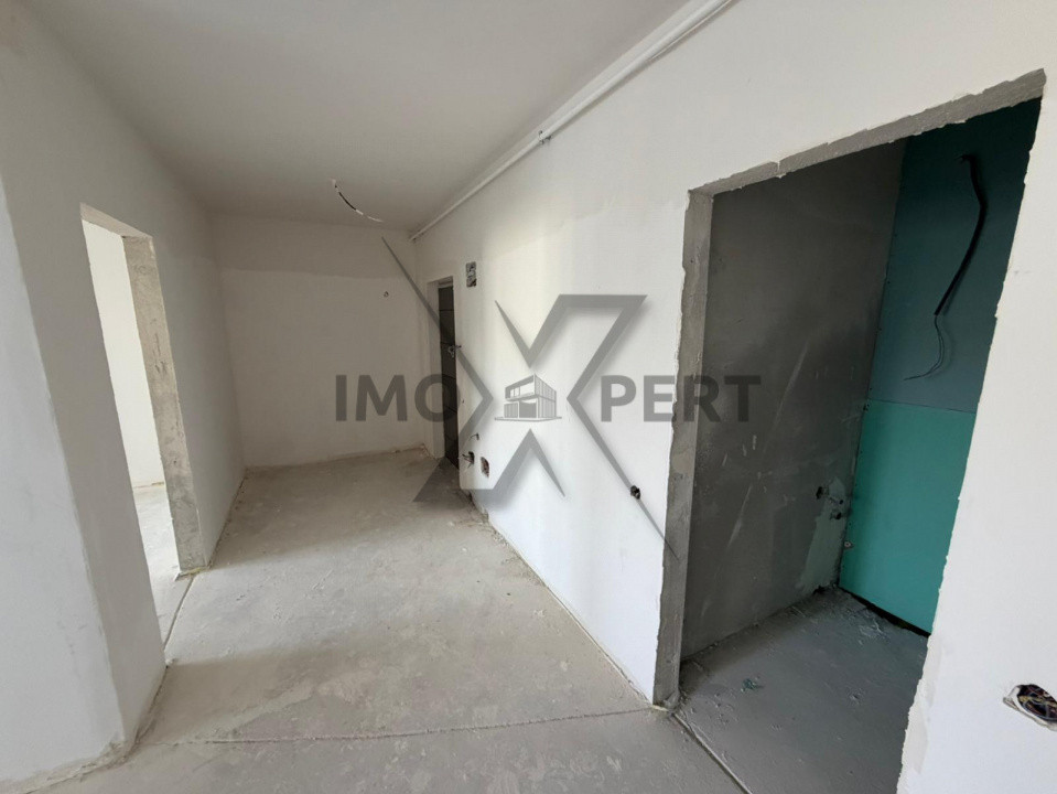 Apartament cu 2 camere semifinisat 56mp,et1/6 zona Eroilor