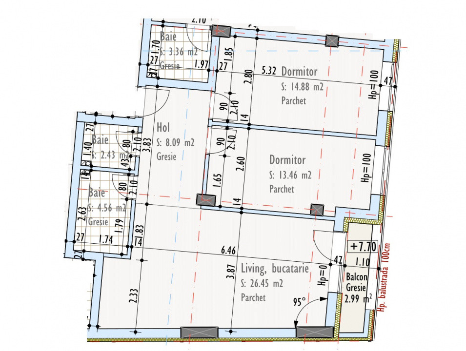 Apartament 3 camere în complex nZEB, zona Pod IRA 