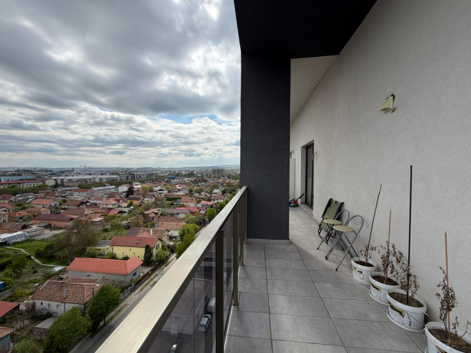 Apartament 4 camere, 94 mp, terasa 38 mp, parcare, ansamblu Iris