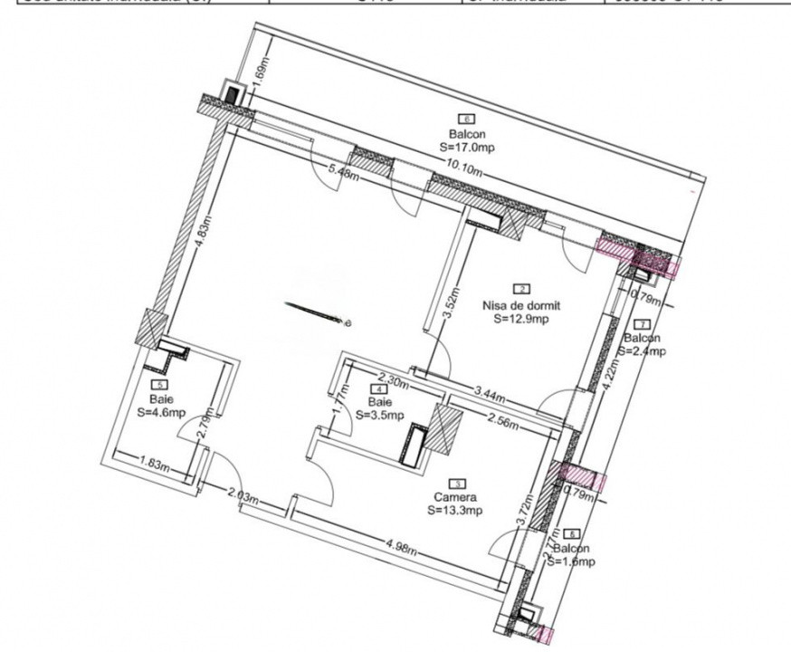 COMISION 0%, Apartament cu 3 camere în Wings