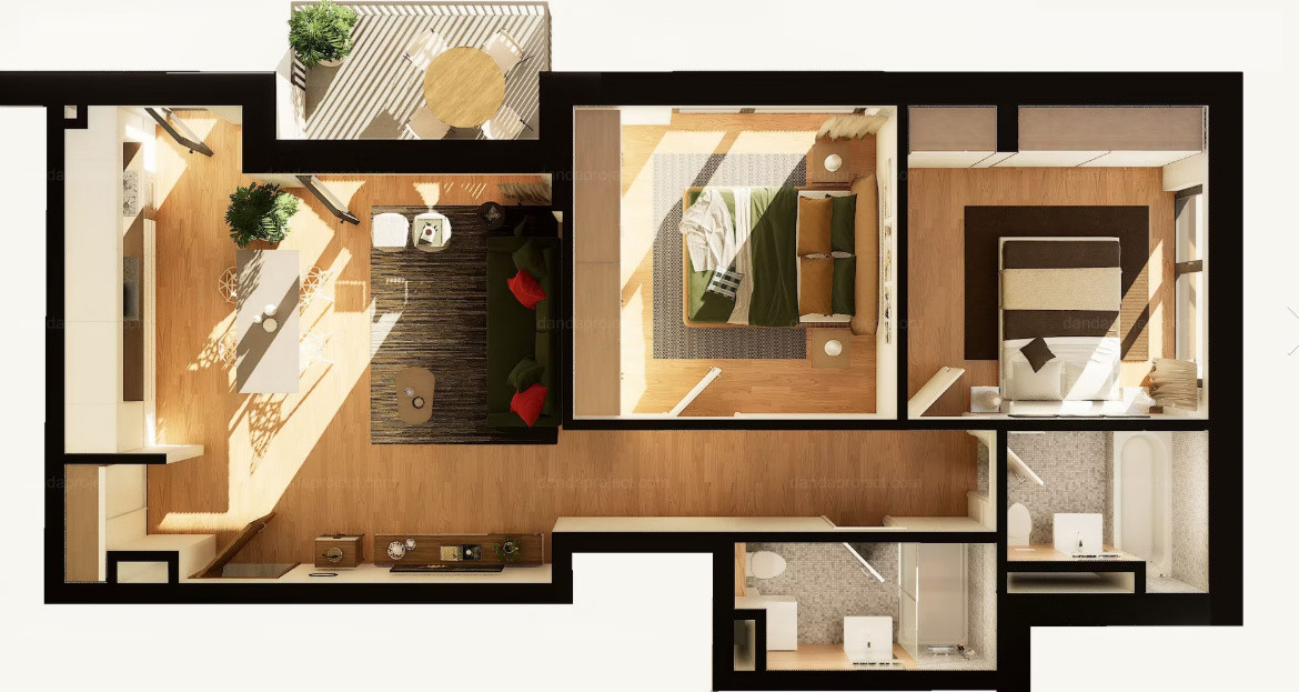 Apartament de 3 camere cu 2 bai cu CF , Intre Lacuri , Bloc Nou!