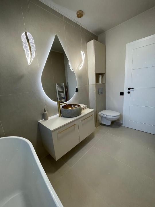 Apartament 3 camere NOU Florești str. Cetății, 2 băi