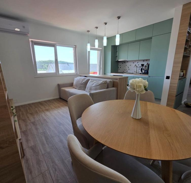 Apartament 3 camere | Baciu | Terasă 23 mp | Mobilat complet