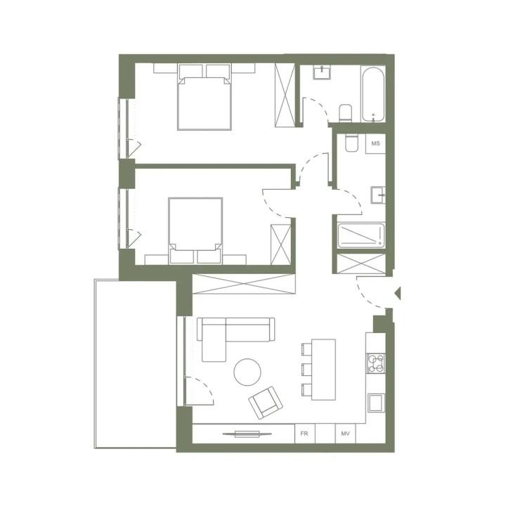 Apartament 3 Camere | 72 mp + Logie 11.8 mp | ERA by Hexagon