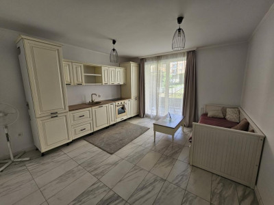Apartament 2 camere, finisat mobilat, terasa generoasa, Beta Residence