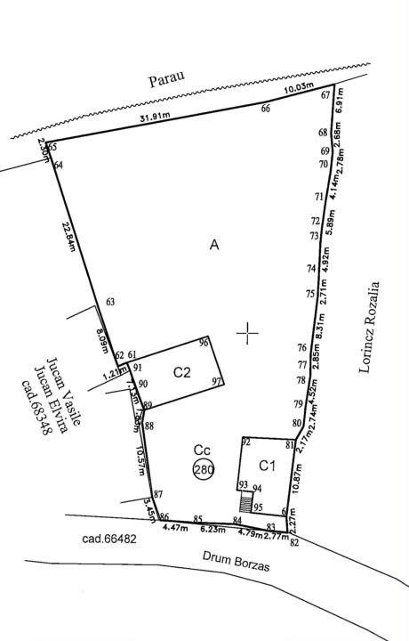 Comision 0%, Teren intravilan cu constructie renovabila, 1715 mp, Zona Suceagu